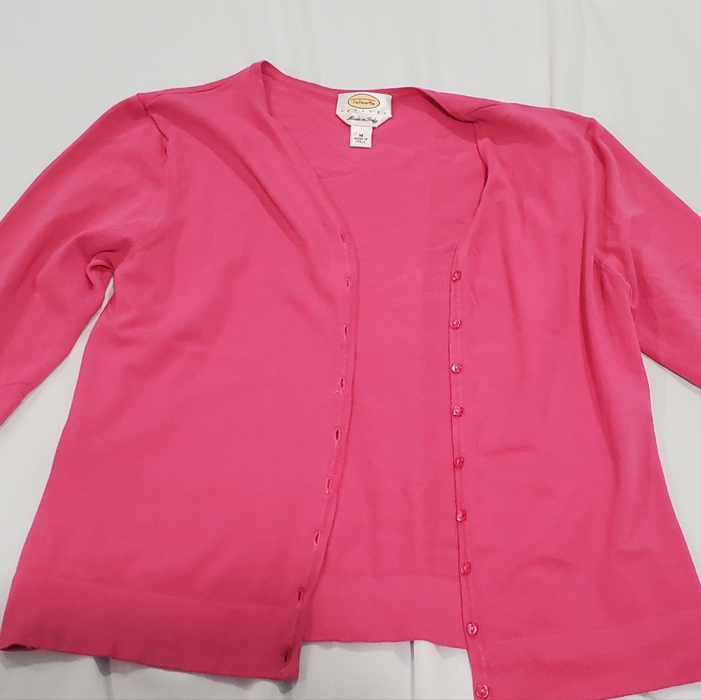 Cardigan, Talbots Petites, M, pink
